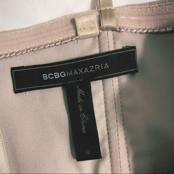 BCBGMAXAZRIA Angel strapless chiffon dress - Picture 8 of 8